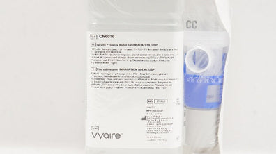 Vyaire CN0010 AirLife Sterile Water for Inhalation, USP, 1000mL (x)